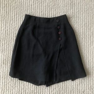Vintage high waisted wrap skort